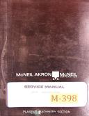 McNeil Akron-McNeil Akron 75 Ton, Injuection Molding Service and Parts Manual 1967-75 Ton-01